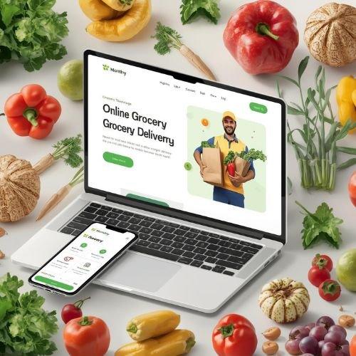 Grocery Delivery Website Development Services for Indian grocery stores and supermarkets