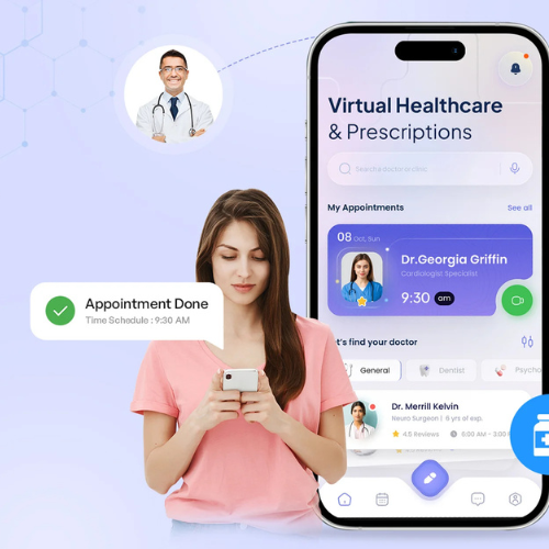 Responsive Doctor Appointment App Website Design service